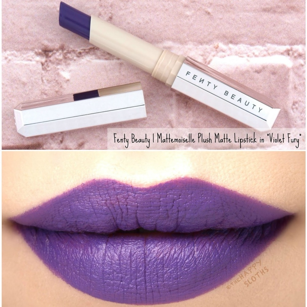 Used Fenty Beauty Lipstick — Violet Fury
